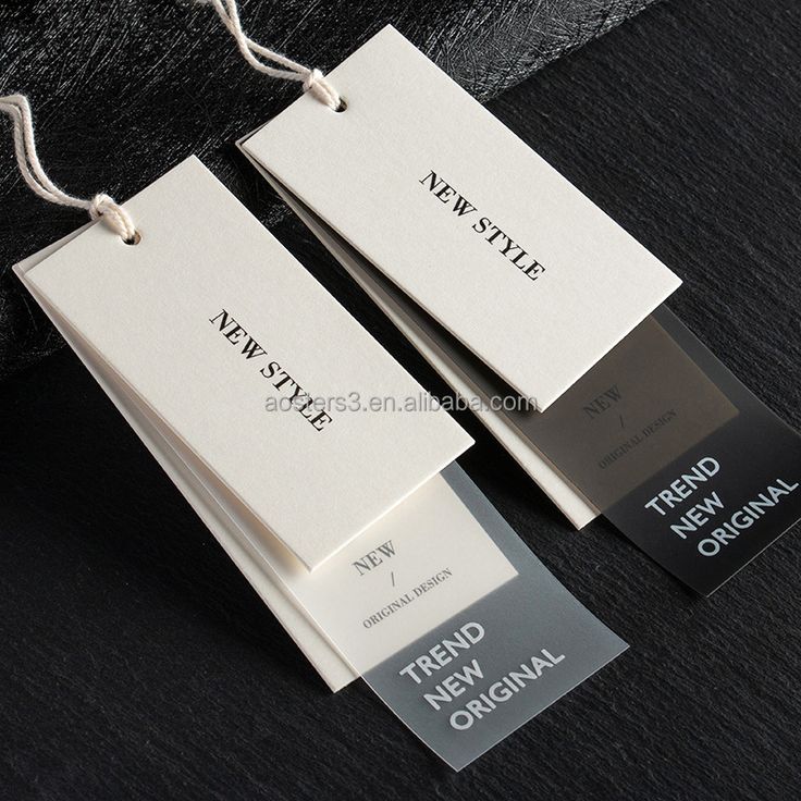 high end silk garment tags