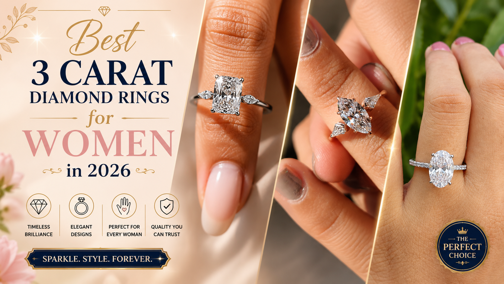 3 carat diamond ring