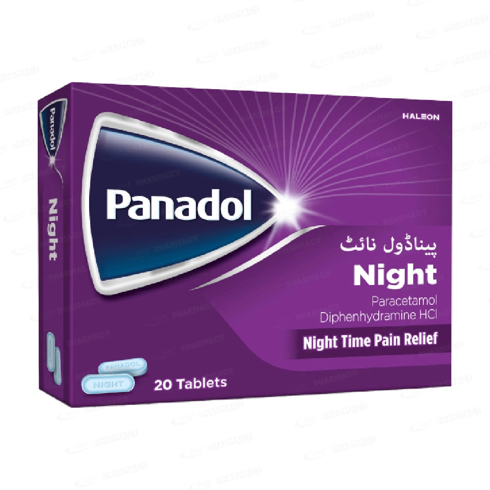 Customer ordering Panadol Night from the NMP Pharmacy online medical store.